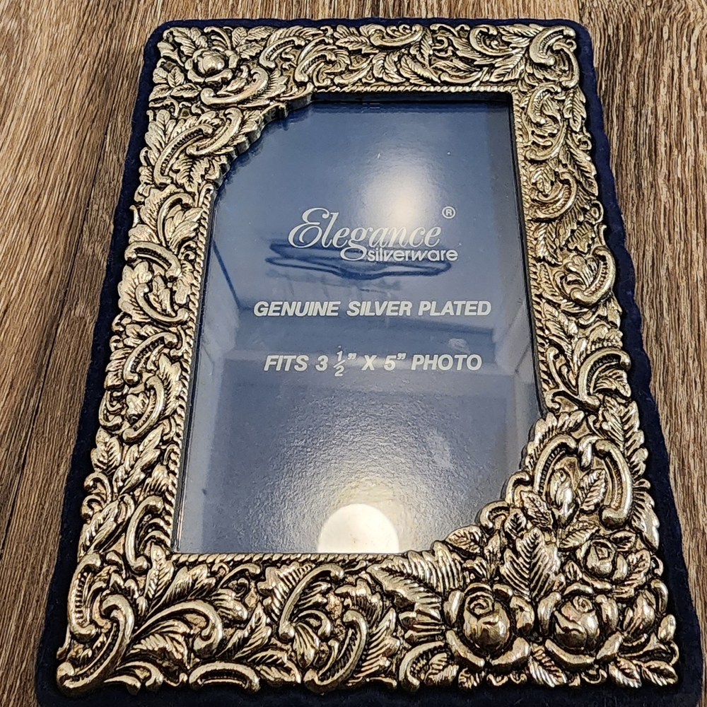 🟡 2 For $25 🟡 Silver Plated Picture Frame 📸 3.5x5